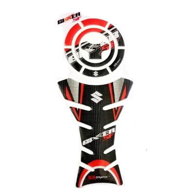 Picture of Decoration sticker or Tank pad Sticker for Gixxer SF Motorcycle . Black