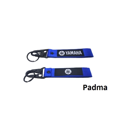 Picture of Key Ring For Biker. Yamaha Motorcycle. Blue Color