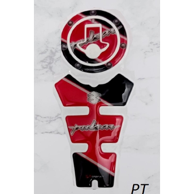 Picture of Fuel tank Pad For Pulsar Motorcycle. Tank Pad sticker Red