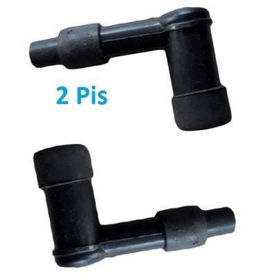 Picture of Black Rubber Motorcycle Spark Plug Cap, For Bike, Motorcycle