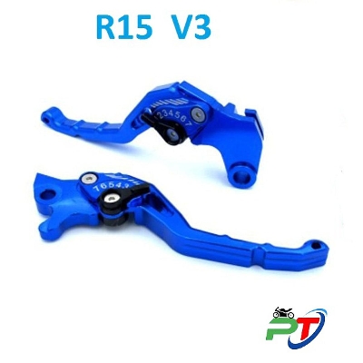 Picture of Brake clutch lever set CNC Aluminium For Motorcycle (R15 V3 Indian) Blue