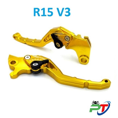 Picture of Brake clutch lever set CNC Aluminium For Motorcycle (R15 V3 Indian) Golden