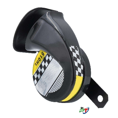 Picture of Monster or snail Shankh Horn For Motorcycle. 12Volt POP horn sound horn -Black