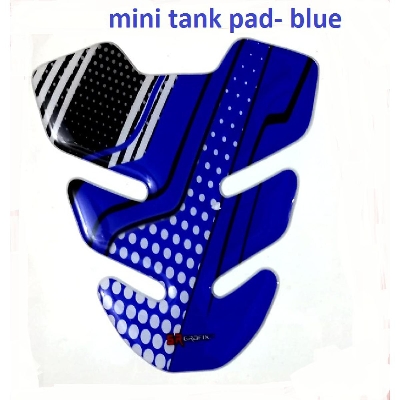 Picture of 3D Mini Fuel Tank Pad sticker For Motorcycle universal- Blue