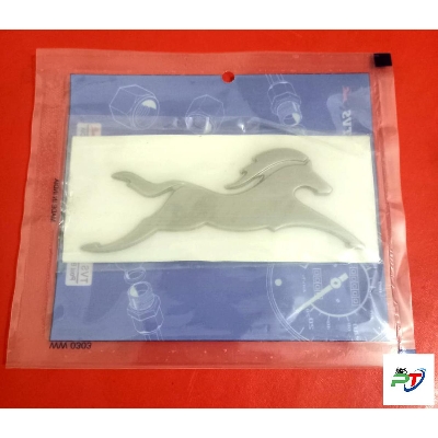 Picture of Apache RTR  Horse Logo For Motorcycle - Silver Color Metal -2Pis