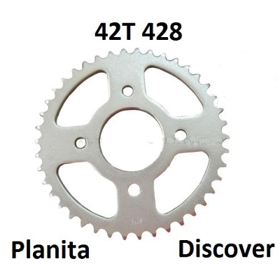 Picture of Rear Sprocket -428 42T Tooth For Motorcycle - Platina / Discover 100- Bajaj