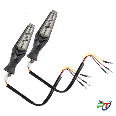 Picture of New design heart rate Indicator LED Light  For Motorcycle. Yellow