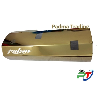Picture of Silencer Cover or Guard  For Motorcycle Pulsar. Golden