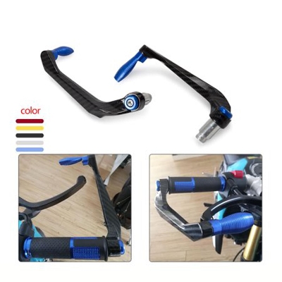 Picture of Universal Handle Lever guard for All Motorcycle. Blue