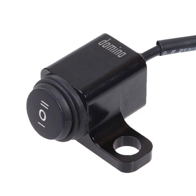 Picture of Universal Domino On Off Switch Waterproof. Handlebar Switch For All Motorcycle. Black - Bike Accessories