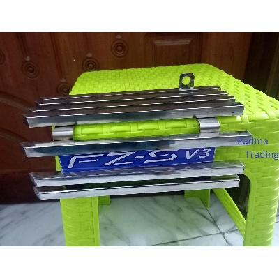 Picture of Full SS Metal Silencer cover for motorcycle Yamaha FZ-S V3