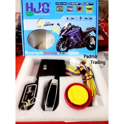 Picture of HJG Two-way alarm and vibrate security system for motorcycle.