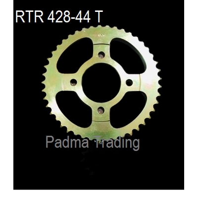 Picture of Rear and Chain Sprocket for Apachi Rtr Model 428- 44t