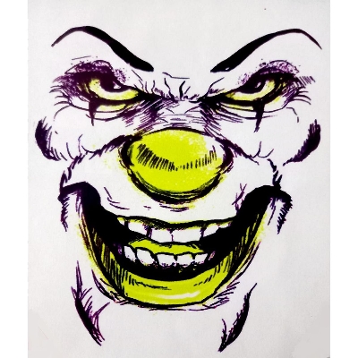 Picture of Night vision Joker sticker for Motorcycle Headlight .Jokers