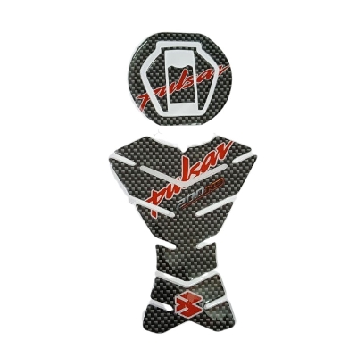 Picture of Fuel tank Pad sticker for Pulsar 200 NS Motorcycle. Full Black