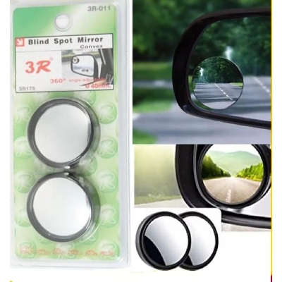 Picture of 2Pcs Car Mirror HD Convex Round Shaped Blind Spot Mirror for car and motorcycle Rear Side Mirror 360 Degree