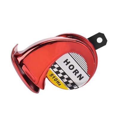 Picture of Universal Waterproof Loud POP POP Sound Siren Horn for Motorcycle- RED