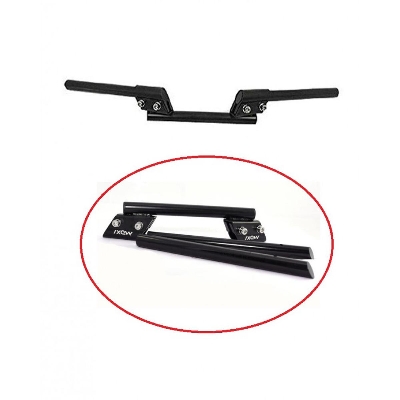 Picture of Bike Universal 3 Part Handle bar For Any Motorcycle CNC Aluminum Alloy. Black