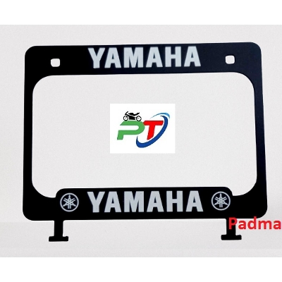 Picture of Full metal Back Licence plate cover or New design number plate cover for motorcycle Any Yamaha . Black