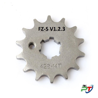 Picture of Front Chain Sprocket For Motorcycle. Yamaha FZ-S V1. V2 V3- 428-14T Tooth