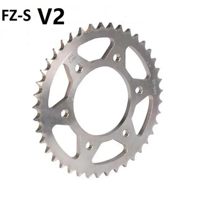 Picture of Rear Chain Sprocket For Motorcycle. Yamaha FZ-S  V2 - 428-40T Tooth
