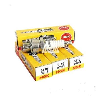 Picture of 5110 B7HS Japan NGK Spark plug for Motorcycle. RX100, CD80, CG125