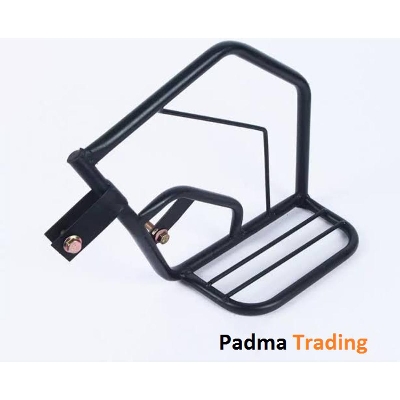 Picture of Yamaha FZ-S V 3.0 saree guard With ladies Foot rest for Motorcycle. Black