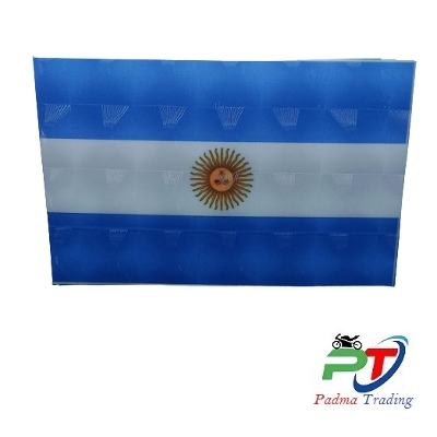 Picture of Argentina national flag. 100% water proof bike sticker for motorcycle wind sheed 1 pis