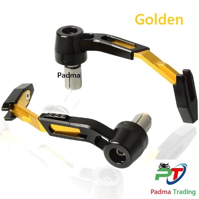 Picture of Universal Motorcycle Hand Guard. Handle Protection guard. Motorbike Handle Lever Guard . Golden