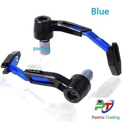 Picture of Universal Motorcycle Handle Lever Guard. Handle Protection guard. Motorbike Handle Guard. Blue