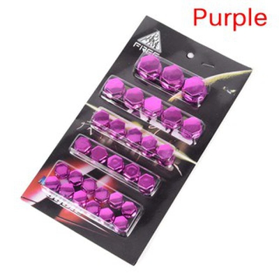 Picture of Universal Nut Cap for Motorcycle 30Pcs set -Purple