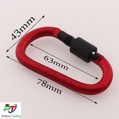 Picture of High quality Key Ring For Biker & Car Key Chains -  Not for climbing Key Ring. Red