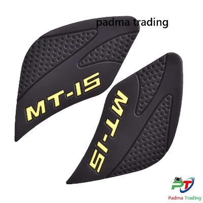 Picture of Fuel Tank thai Pad For Motorcycle. Anti Slip Protector Pad  Knee Side Decals For Yamaha MT-15 - Gold