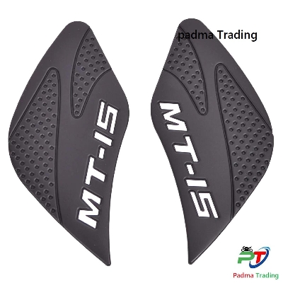 Picture of Fuel Tank thai Pad For Motorcycle. Anti Slip Protector Pad  Knee Side Decals For Yamaha MT-15 - White