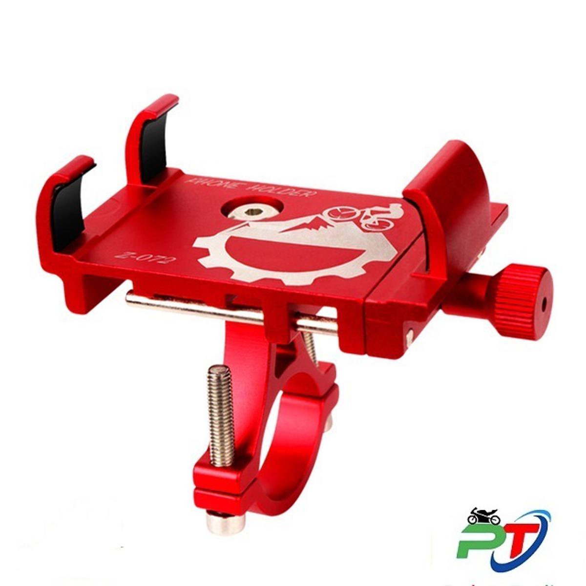 Picture of New Update Product Universal CNC Mobile Phone holder for Motorcycle, Bicycle-  Red
