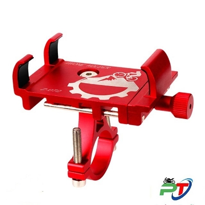 Picture of New Update Product Universal CNC Mobile Phone holder for Motorcycle, Bicycle-  Red