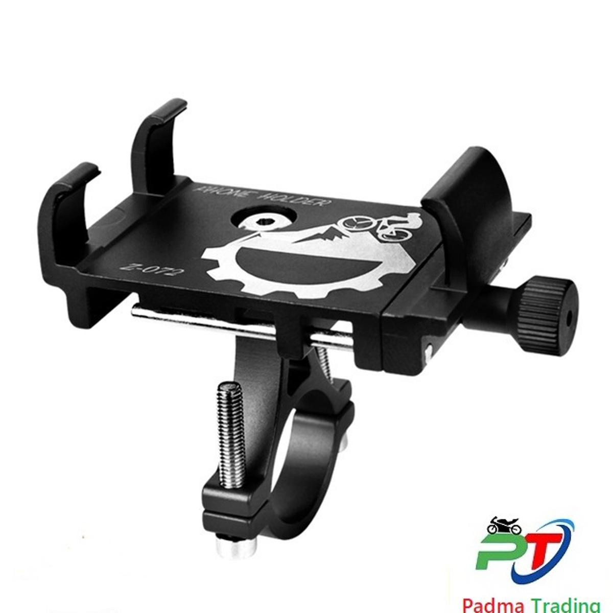 Picture of New Update Product Universal CNC Mobile Phone holder for Motorcycle, Bicycle-  Black