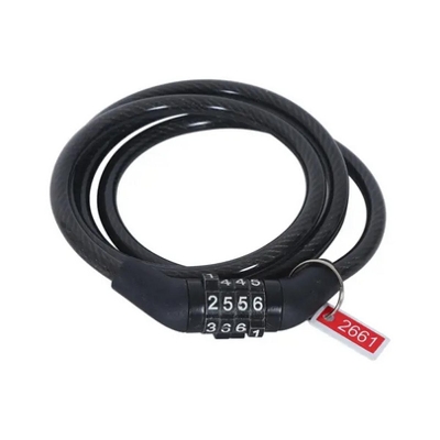 Picture of Wire Heavy Duty Motorcycle Helmet Lock with 4 Digit Number