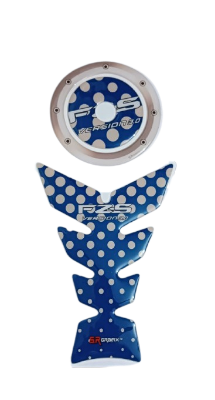 Picture of Bike Fuel Tank Pad Protector Sticker For FZ-S V3.0 Motorcycle -Blue