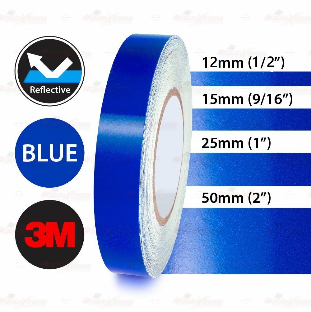 Picture of 1 Rim Universal Motorcycle wheel Ring sticker for Bike , Bicycle & Car- Blue color