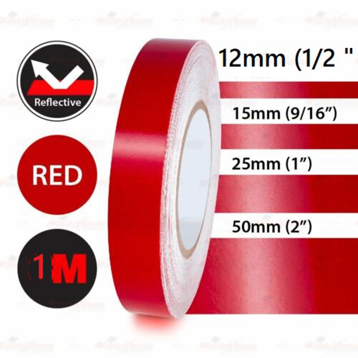 Picture of 1 Rim Universal Motorcycle wheel Ring sticker for Bike , Bicycle & Car- Red color
