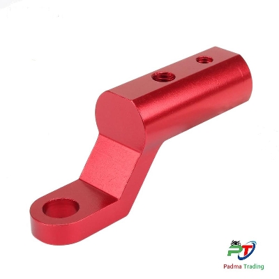 Picture of Motorcycle Expansion Rack Rear View Handlebar Mirror or looking Glass Mount Adapter Light Extender Bracket Phone Holder Stand- Red