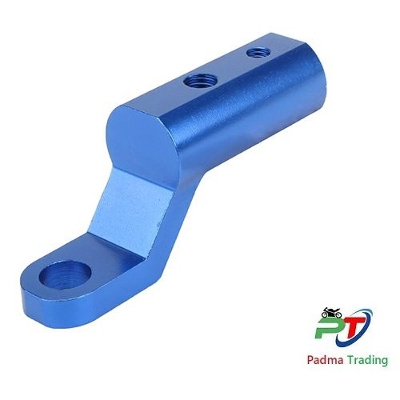 Picture of Motorcycle Expansion Rack Rear View Handlebar Mirror or looking Glass Mount Adapter Light Extender Bracket Phone Holder Stand- Blue