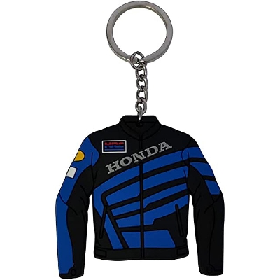 Picture of Honda Jacket key ring or Key chain -  Blue