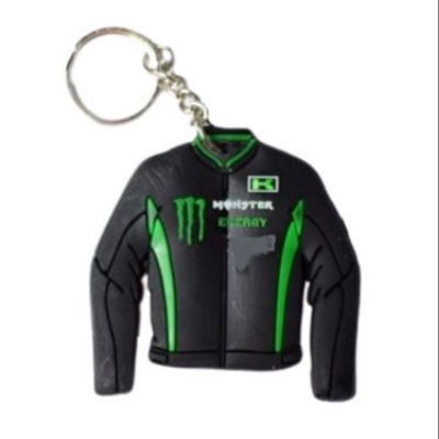 Picture of Monstar Jacket key ring or Key chain -  Green