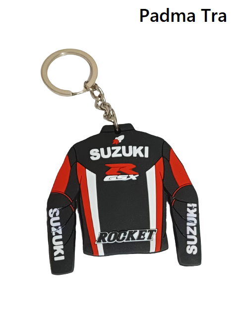 Picture of Suzukeyy Gsxr Jacket key ring or Key chain -  Red