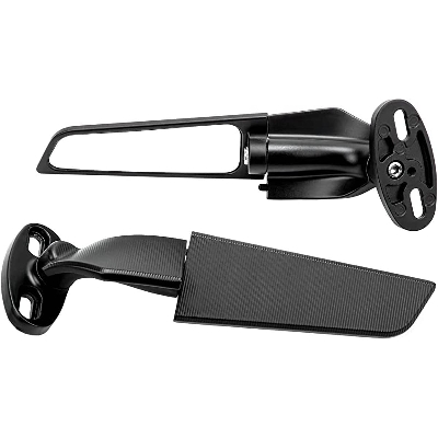 Picture of Visor Rearview Mirror or Looking Glass for Motorcycle.