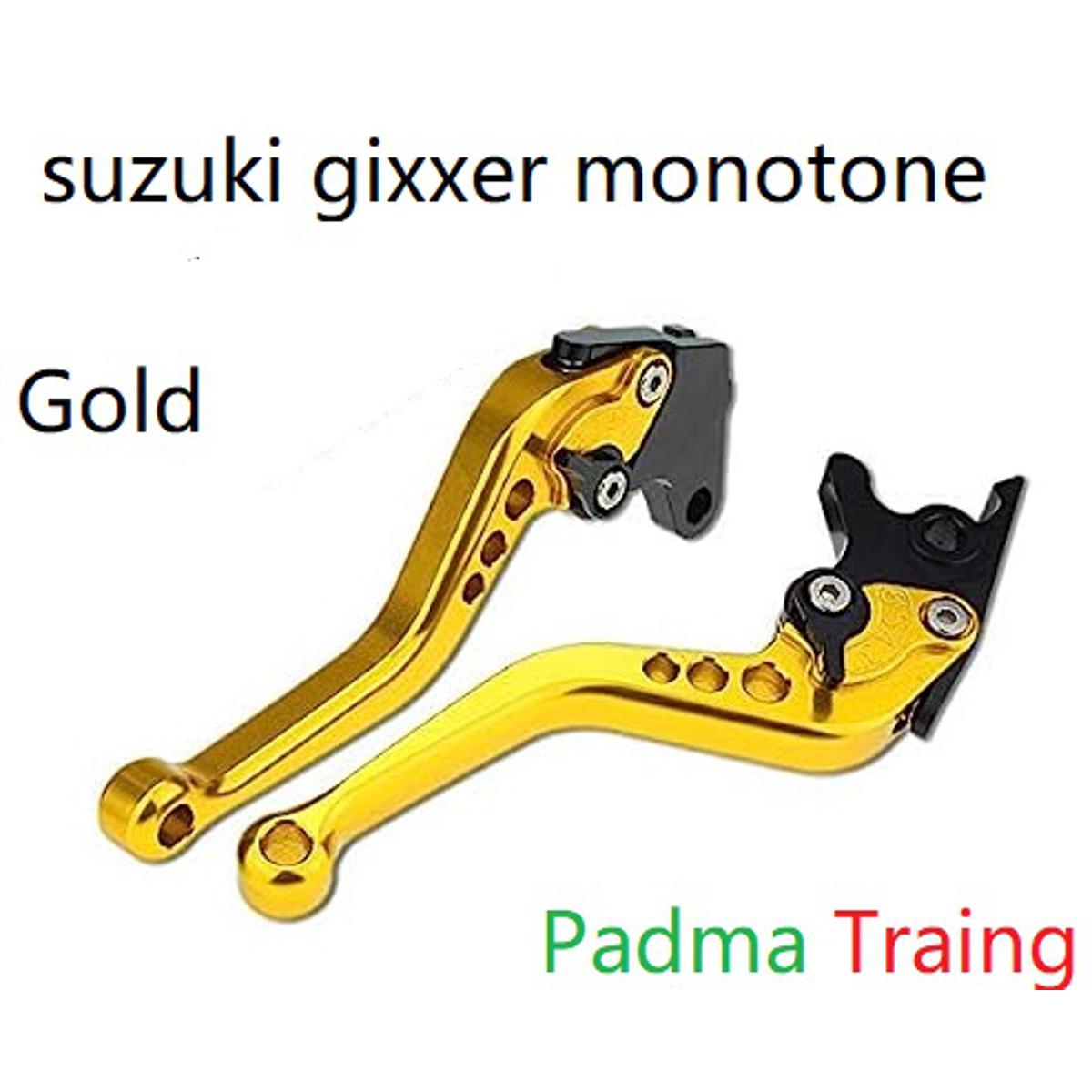 Picture of Motorcycle / Bike Brake & Clutch Lever Set For Gixxer Monotone- Gold