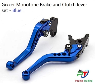 Picture of Motorcycle / Bike Brake & Clutch Lever Set For Gixxer Monotone- Blue