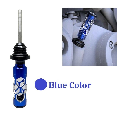 Picture of Motorcycle Engine oil covers Dipstick or  CNC Aluminum Alloy  dipstick for bike- Blue